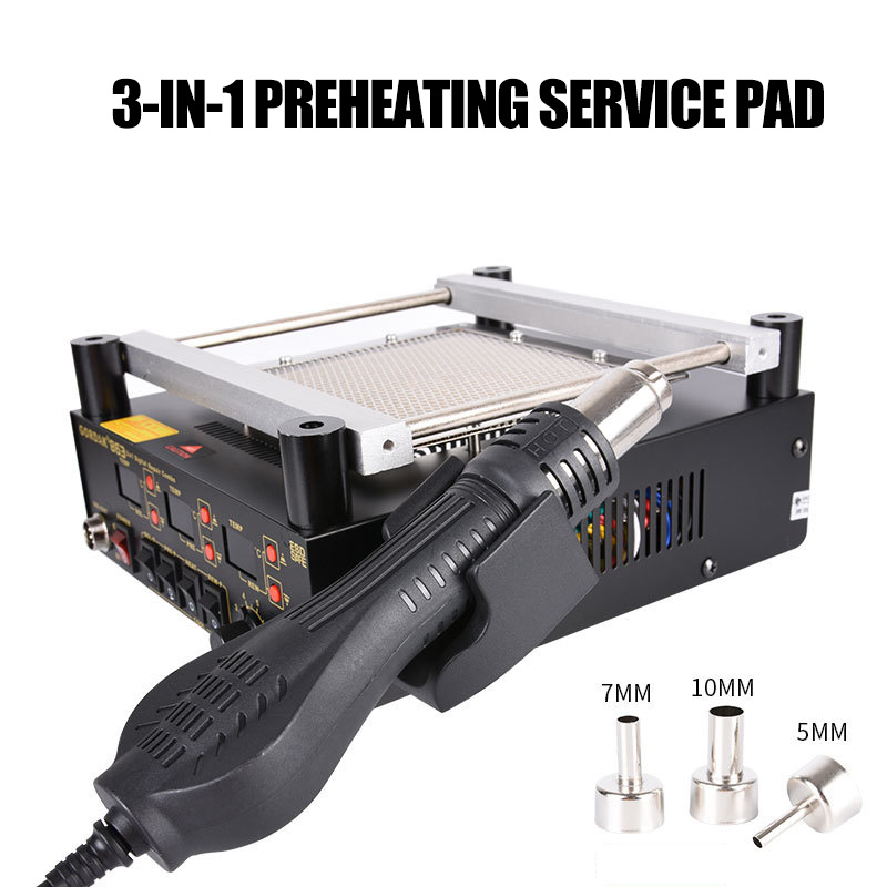 3-in-1 Digitale Heißluftpistol – Infrared Bga Rework Station Bewertung und Preis